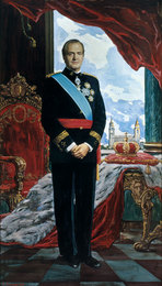 Portrait of the King of Spain Juan Carlos I