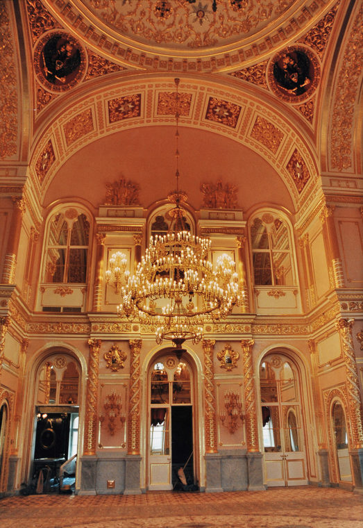 Фрагмент интерьера Александровского зала Большого Кремлевского дворца. Москва