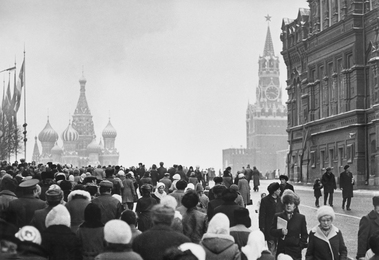 Ilya Glazunov on Red Square. Moscow